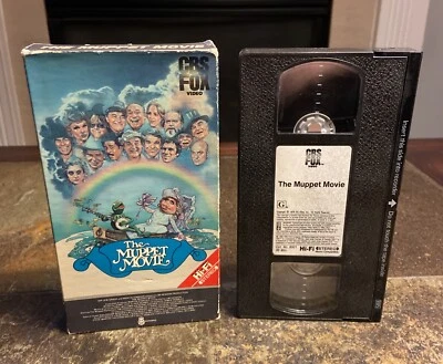 The Muppet Movie VHS Tape 1979 CBS FOX Video Hi Fi Stereo Movie Tested! - Image 1 of 4