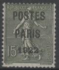 FRANCE STAMP TIMBRE PREOBLITERE 31 " SEMEUSE POSTES PARIS 1922 " NEUF xx TB N134