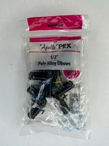 Apollo 1/2 pollice Gomito in plastica PEX-B Barb 90 gradi (confezione da 5) - Foto 1 di 2