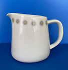 Vintage Arabia Finland 5" White Pitcher Or Jug W/ Yellow & Lilac Flowers 1949-64