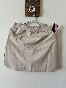 NWT IZOD Girls Size 14 Khaki Skirt Skort Pull On School Uniform Approved - Picture 1 of 6
