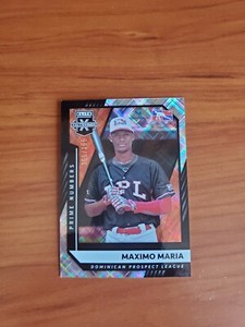 Maximo Maria - 2021 Panini Elite Extra Edition Rookie #185 - Prime Numbers /185