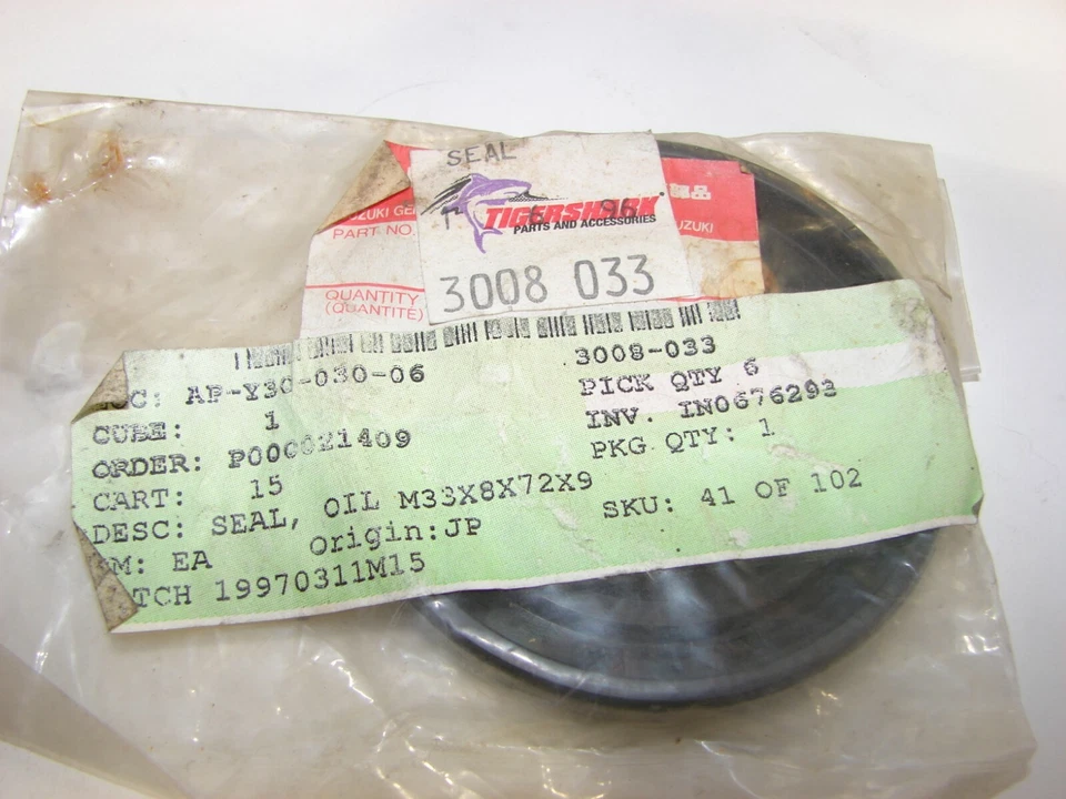 New OEM Tigershark Crankshaft SEAL 3008-033 1993-1999 TS TSL Montego MonteCarlo - Image 1 of 1