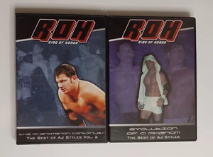 Ring Of Honor - The Best of A.J. Styles Vol. 1 & Vol. 2 - DVD - Picture 1 of 3