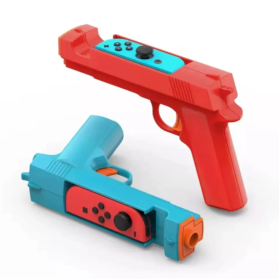2Guns Nintendo Switch/OLED Joy-Con Shooting Game Controller Motion Grip Shooter - Image 1 of 4