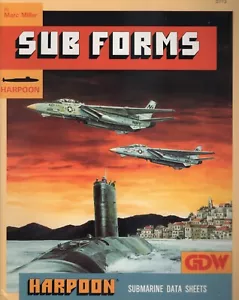 GDW: Harpoon: Sub Forms – Submarine Data Sheets (SC) - Imagen 1 de 4
