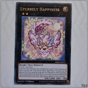 Epurrely Happiness - AMDE-EN014 - Rare 1st Edition Yugioh - Picture 1 of 1
