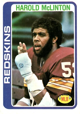 1978 Topps - #436 Harold McLinton Redskins - Image 1 of 2