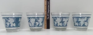 Hazel Atlas Grapevine 4 Cocktail Glasses - Picture 1 of 18