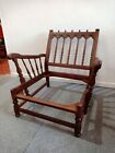 Vintage  Ercol Colonial Easy Chair Solid Wood Frame Only