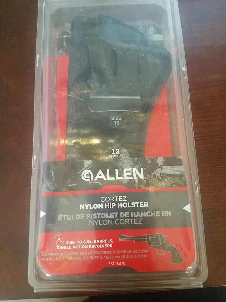 Allen Cortez Nylon Pistol Holster Size 13 Black 44813