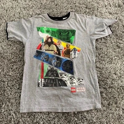 Lego Star Wars T-Shirt Mens Kids Large Gray  Multicolor Crew Neck Pullover - Image 1 of 4