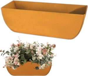 1-Pack 36In Planter Liners - Breathable Felt Hanging Basket and Window Box Liner - Picture 1 of 7