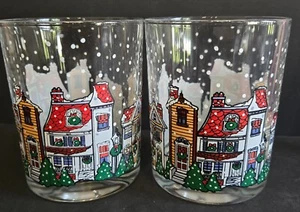 Luminarc D’Arques Dublin Weihnachtsdorf 2 Double Old Fashion Rocks Gläser - Bild 1 von 6
