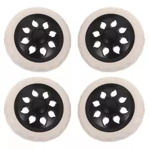 4 Pcs Replacement Wheels for Cart Caster Heavy Duty Shopping Trolley Elderly - Picture 1 of 16