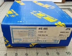 Rear Axle Brake Shoe Set w/ Lever Fits AUDI 100 80 SEAT VW 1977-2006 - Picture 1 of 6