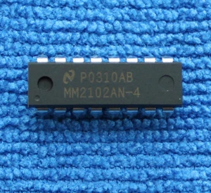 5 Stück MM2102AN-4 1024-Bit 1024 x 1 statische RAMs DIP-16 - Bild 1 von 1