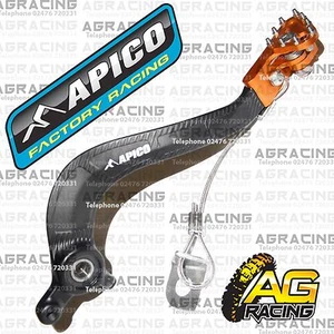 Apico schwarz orange Bremspedalhebel hinten für KTM SX 85 2016 Motocross Enduro - Bild 1 von 1
