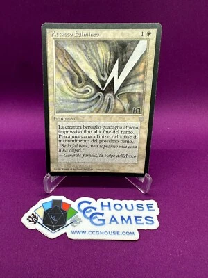 MTG Lightning Blow Artist Proof Unsigned Italian Ice Age Harold McNeill*CCGHouse - Image 1 of 4