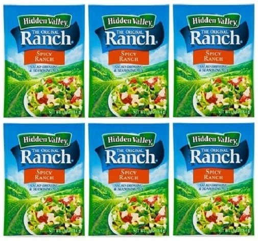 Hidden Valley Salad Dressing & Seasoning Mix Spicy Ranch 1 Oz