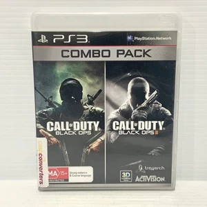 Call of Duty Black Ops + 2 Combo Pack + Manual - PS3 - Tested & Working - Picture 1 of 5