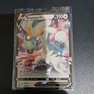 Pokemon Drampa V 128/172 Pokémon TCG Brilliant Stars Ultra Rare Holo NM - Picture 1 of 6