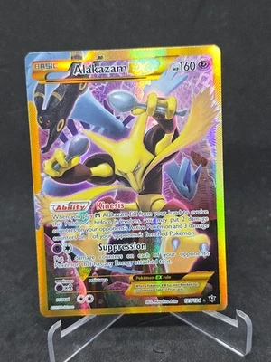 3 Pokémon TCG Alakazam-EX Fates Collide 125/124 Holo Secret Rare - Image 1 of 2