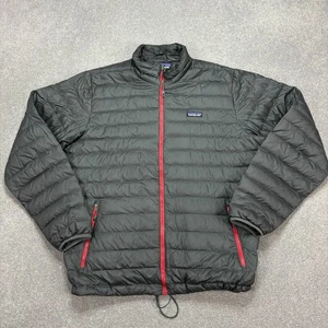 Patagonia Jacket Adult Extra Large Black Ultralight Puffer Goose Down Coat Men* - Picture 1 of 15