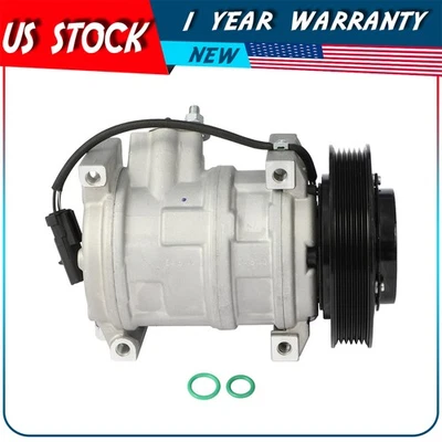 AC A/C Compressor Fits Dodge Caravan 2.4L 2006 2007 Chrysler Voyager 2001-2003 - Image 1 of 4