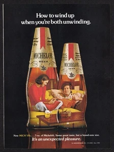 1975 Michelob Beer How to Wind Up When Your Both Unwinding MICH VII Print Ad - Picture 1 of 3
