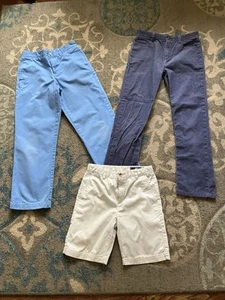 Vineyard Vines Pants Shorts Lot Youth Boys 12 corduroy blue tan school church - Picture 1 of 18