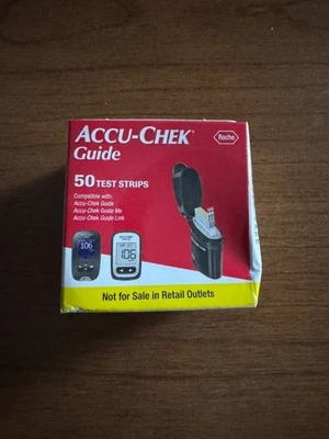 Accu-Chek Guide 50 Stück Teststreifen Ablaufdatum 5/26 ** Kostenloser Versand!! - Bild 1 von 4