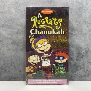 Rugrats - A Rugrats Chanukah (VHS, 1997) Nickelodeon Orange Tape Watermarks NEW - Imagen 1 de 7