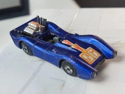 Matchbox Superfast n. 61 Blue Shark 1971 auto retrò pressofusa piccolo modell... - Immagine 1 di 4