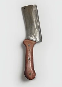 Heavy Duty Custom Butcher Knife 12.5 inch Blade Chopper Thick Metal - Picture 1 of 4