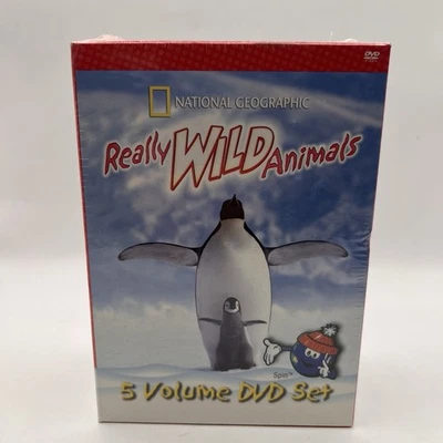 Really Wild Animals - 5 Volume DVD Set - National Geographic Brand New - Image 1 of 4