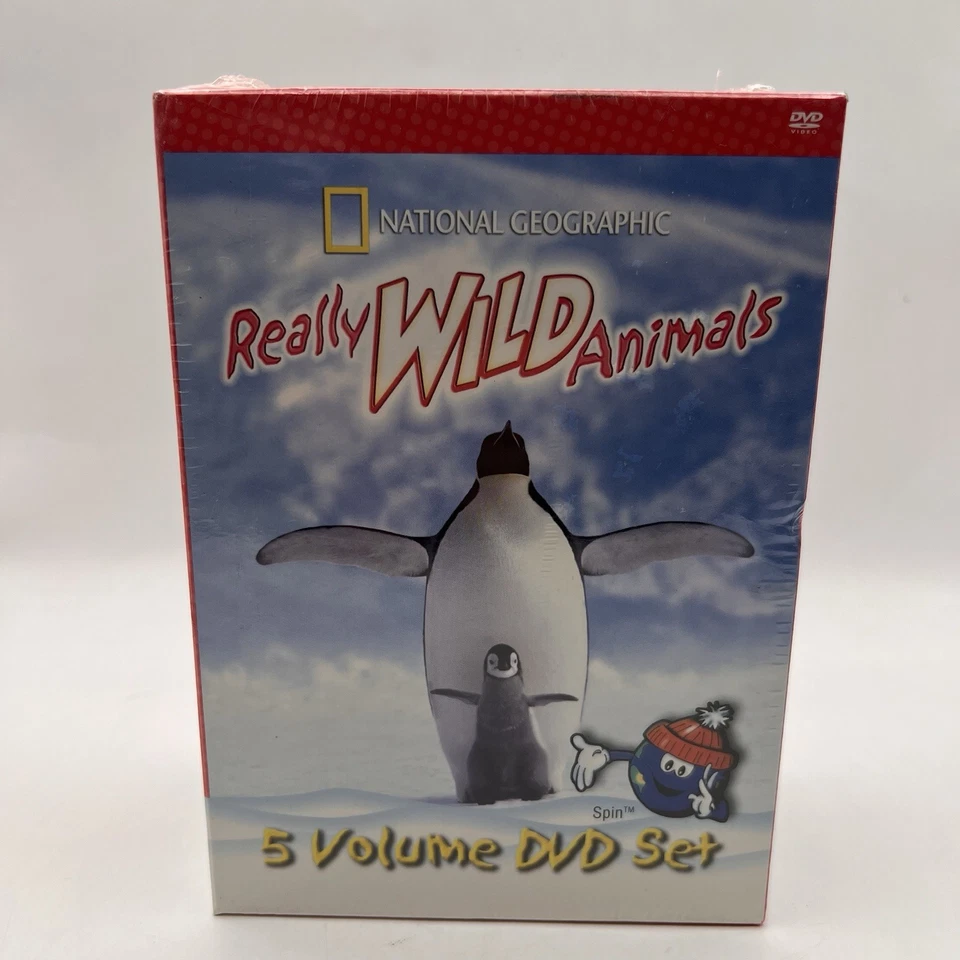 Really Wild Animals - 5 Volume DVD Set - National Geographic Brand New - Image 1 of 4