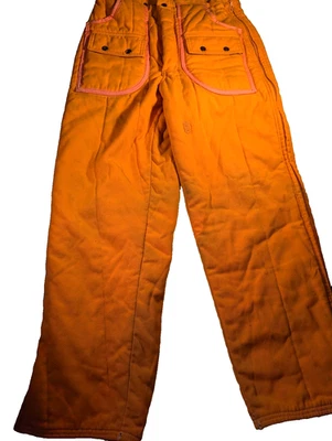 Chiller Killer Orange Hunting Pants 30x29 Winter Snow Deer Turkey Fish - Image 1 of 4