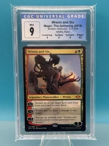MTG Wrenn And Six Modern Horizons Mythic CGC 9 - Picture 1 of 2