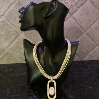 COLGANTE SIMON SEBBAG SSD MODERNISTA PLATA ESTERLINA CON M.O.P.? COLLAR CON CORDÓN Foto 1 de 4