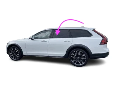 Подходит: 2017-2025 Volvo V90 4D универсал со стороны водителя задняя левая дверь стекло темное - Изображение 1 из 4