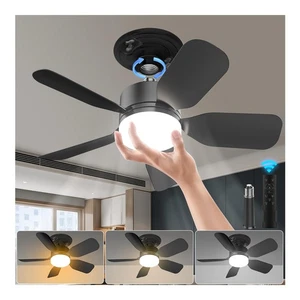 20" E26 Socket Fan Light with Remote, 30W 2000 Lumens, 3 Colors 3000-6000K So... - Picture 1 of 7