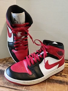 Nike Air Jordan Size 10 Mens BQ6472-079 Black Red White Swoosh - Picture 1 of 14