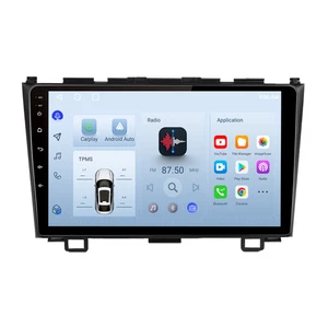 6+128GB Android Radio Carplay Bluetooth GPS 9'' 4G DAB+ Für Honda CR-V 2007-2011 - Picture 1 of 18