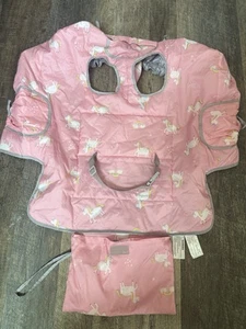 Funda para carrito de compras Lumiere Baby 2 en 1 y funda para silla alta en rosa unicornio - Imagen 1 de 7