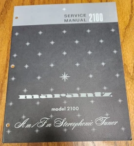 Manual de servicio del sintonizador Marantz 2100 - Original - Imagen 1 de 2