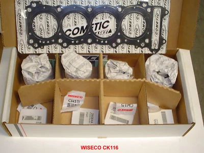 KIT PISTÓN WISECO CK116 FORJADO GRAN DIÁMETRO 640cc SUZUKI GSXR-600 GSXR600 GSXR 600 Foto 1 de 2