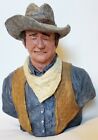 Original 1982 Daniel Monfort "John Wayne" Trail Boss Western Stone Sculpture