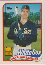 1989 Topps Tiffany -Dave Gallagher #156