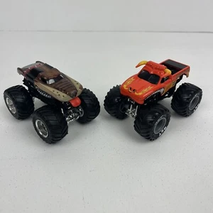 Lot Of 2 Hot Wheels Monster Jam 1:64 El Toro Loco & Monster Mutt Diecast - Picture 1 of 8